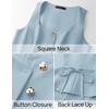 image:imageZESICA Womens Summer Business Casual Sleeveless Blazer VestSky