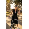 image:imageZESICA Womens Summer Button Midi Dress Casual Work DressesBlack