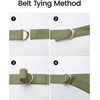 image:imageZESICA Womens Summer Button Midi Dress Casual Work DressesGreen