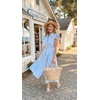 image:imageZESICA Womens Summer Button Midi Dress Casual Work DressesLight Blue