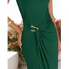 image:imageZESICA Womens Summer Cap Sleeve Wedding Guest Cocktail Midi DressDeepgreen