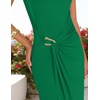 image:imageZESICA Womens Summer Cap Sleeve Wedding Guest Cocktail Midi DressGreen