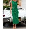 image:imageZESICA Womens Summer Cap Sleeve Wedding Guest Cocktail Midi DressGreen