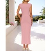 image:imageZESICA Womens Summer Cap Sleeve Wedding Guest Cocktail Midi DressPink