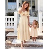 image:imageZESICA Womens Summer Casual Cutout Flowy Vacation Maxi DressApricot