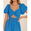 image:imageZESICA Womens Summer Casual Cutout Flowy Vacation Maxi DressCobalt