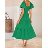 image:imageZESICA Womens Summer Casual Cutout Flowy Vacation Maxi DressGreen