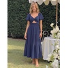 image:imageZESICA Womens Summer Casual Cutout Flowy Vacation Maxi DressNavy
