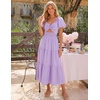 image:imageZESICA Womens Summer Casual Cutout Flowy Vacation Maxi DressPurple