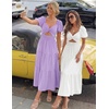 image:imageZESICA Womens Summer Casual Cutout Flowy Vacation Maxi DressPurple