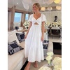 image:imageZESICA Womens Summer Casual Cutout Flowy Vacation Maxi DressWhite