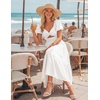 image:imageZESICA Womens Summer Casual Cutout Flowy Vacation Maxi DressWhite