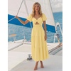 image:imageZESICA Womens Summer Casual Cutout Flowy Vacation Maxi DressYellow