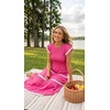 image:imageZESICA Womens Summer Casual Smocked Flowy Midi DressHot Pink