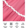 image:imageZESICA Womens Summer Casual Smocked Flowy Midi DressHot Pink