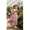 image:imageZESICA Womens Summer Casual Smocked Flowy Midi DressPink