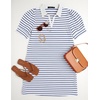 image:imageZESICA Womens Summer Casual Striped T Shirt Mini DressBlue