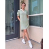 image:imageZESICA Womens Summer Casual Striped T Shirt Mini DressGreen