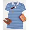image:imageZESICA Womens Summer Casual Striped T Shirt Mini DressSkyblue