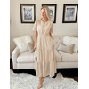 image:imageZESICA Womens Summer Casual V Neck Eyelet A Line Maxi DressesApricot