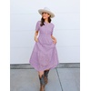 image:imageZESICA Womens Summer Casual V Neck Eyelet A Line Maxi DressesLight Purple