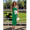 image:imageZESICA Womens Summer Cocktail Strapless Bodycon Maxi DressGreen