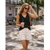 image:imageZESICA Womens Summer Crochet Sleeveless Tank TopsBlack