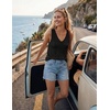 image:imageZESICA Womens Summer Crochet Sleeveless Tank TopsBlack