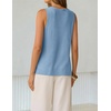 image:imageZESICA Womens Summer Crochet Sleeveless Tank TopsBlue