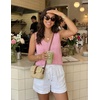 image:imageZESICA Womens Summer Crochet Sleeveless Tank TopsPink