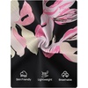 image:imageZESICA Womens Summer Floral Chiffon Tops Short Sleeve BlouseBlack