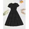 image:imageZESICA Womens Summer Floral Flowy Midi Dress Beach Party DressesBlack