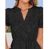 image:imageZESICA Womens Summer Floral Flowy Midi Dress Beach Party DressesBlack