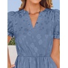 image:imageZESICA Womens Summer Floral Flowy Midi Dress Beach Party DressesBlue