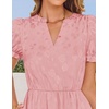 image:imageZESICA Womens Summer Floral Flowy Midi Dress Beach Party DressesPink