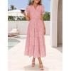 image:imageZESICA Womens Summer Floral Flowy Midi Dress Beach Party DressesPink