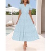 image:imageZESICA Womens Summer Floral Flowy Midi Dress Beach Party DressesSky