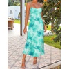 image:imageZESICA Womens Summer Floral Sleeveless Bodycon Maxi DressAqua
