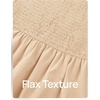 image:imageZESICA Womens Summer Short Puff Sleeve Flowy Tiered Midi DressApricot