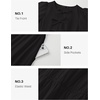 image:imageZESICA Womens Summer Short Sleeve Tie Front Mini DressBlack