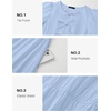 image:imageZESICA Womens Summer Short Sleeve Tie Front Mini DressBlue