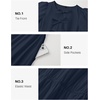 image:imageZESICA Womens Summer Short Sleeve Tie Front Mini DressNavy