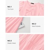 image:imageZESICA Womens Summer Short Sleeve Tie Front Mini DressPink
