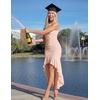 image:imageZESICA Womens Summer Sleeveless Ruched Bodycon Long DressesPink