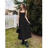image:imageZESICA Womens Summer Sleeveless Square Neck Vacation SundressBlack