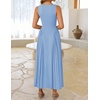 image:imageZESICA Womens Summer Sleeveless Square Neck Vacation SundressBlue