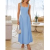 image:imageZESICA Womens Summer Sleeveless Square Neck Vacation SundressBlue