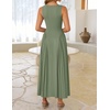 image:imageZESICA Womens Summer Sleeveless Square Neck Vacation SundressGreen