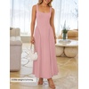 image:imageZESICA Womens Summer Sleeveless Square Neck Vacation SundressGreypink