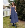 image:imageZESICA Womens Summer Sleeveless Square Neck Vacation SundressNavy